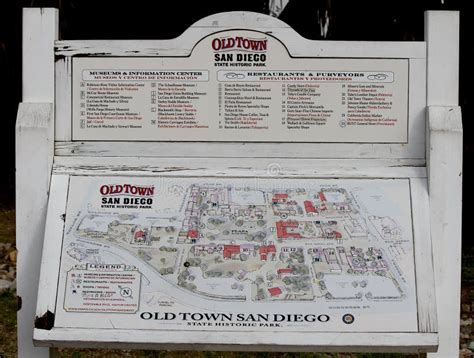 Old Town San Diego Map editorial image. Image of tour - 173458150