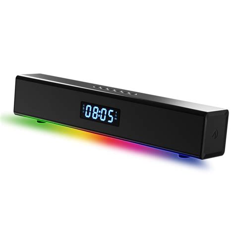 Stealth LED Light-Up Rechargeable, Portable SoundBar for Gaming, Music and Movies | Smyths Toys ...