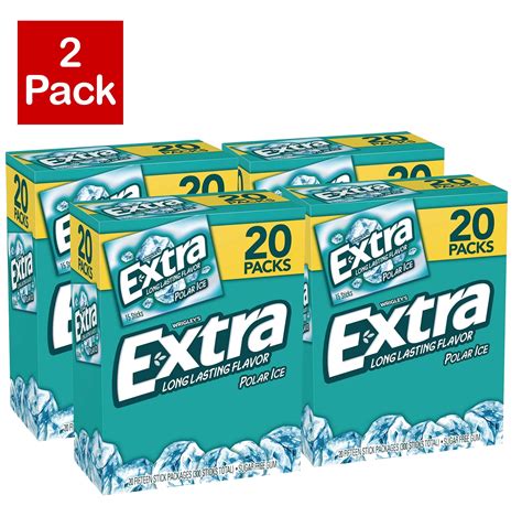 Wrigley's Extra Polar Ice Gum, 20 pk./15 ct. - 4 Pack - Walmart.com