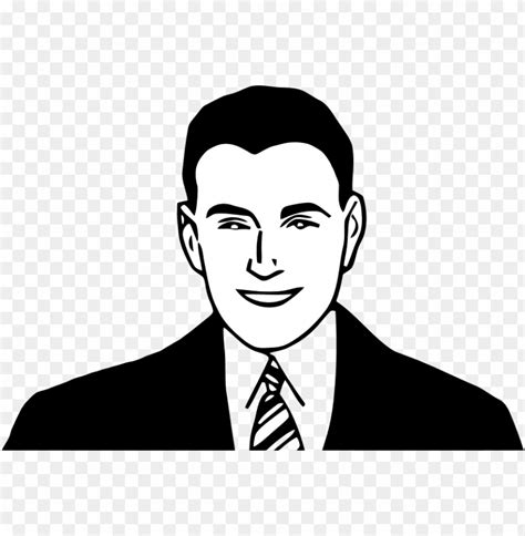 Businessman Clipart Black And White Heart