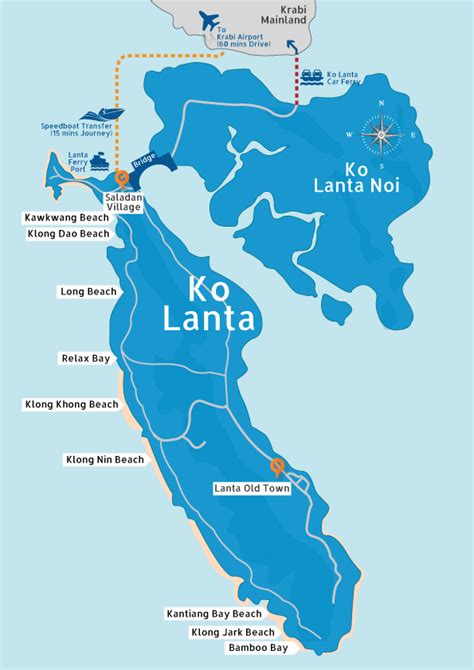 Ko Lanta Map