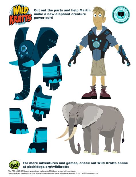 Free wild kratts character bookmarks – Artofit