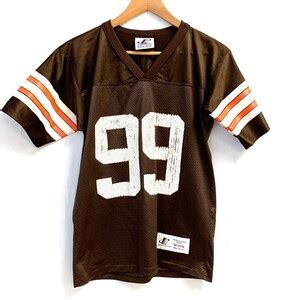 Vintage Cleveland Browns Jersey 99 90s Football Brown Mens and Youth - Etsy