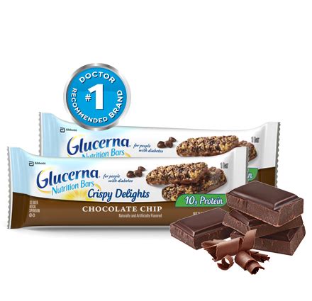 Glucerna Crispy Delights Chocolate Chip Nutrition Bar | Glucerna®