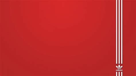 Download Minimalist Red Adidas Logo Wallpaper | Wallpapers.com