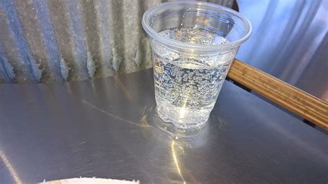 Plastic cups for water because of soda abuse... Everything else is biodegradable for the most ...