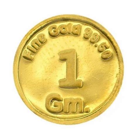 Golden 1Gm Gold Coin, Weight: 1 Gm at Rs 4000/piece in New Delhi | ID: 21338067233