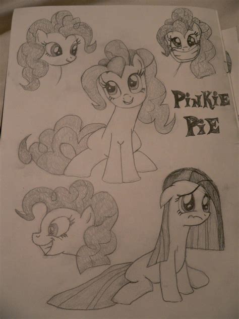 Pencil Drawing Pinkie Pie - My Little Pony by pixiemills on DeviantArt