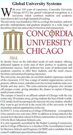 Concordia University Chicago Admission 2024, Scholarships – Royal News