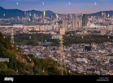 Seoul City Skyline, South Korea Stock Photo - Alamy