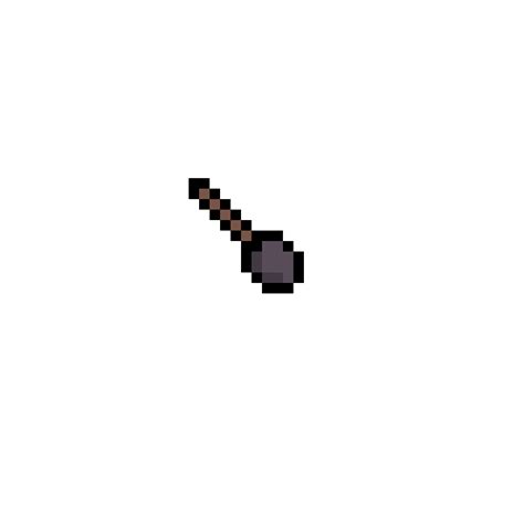 Pixilart - Minecraft netherite spoon by TheDumCow