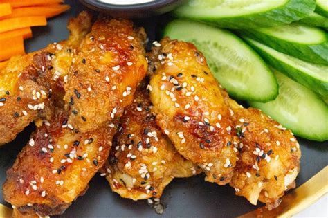 Amazing Sweet and Savory Korean Chicken Wings - Cakes & Coriander