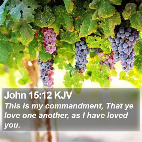 John 15:12 KJV Bible Verse Images