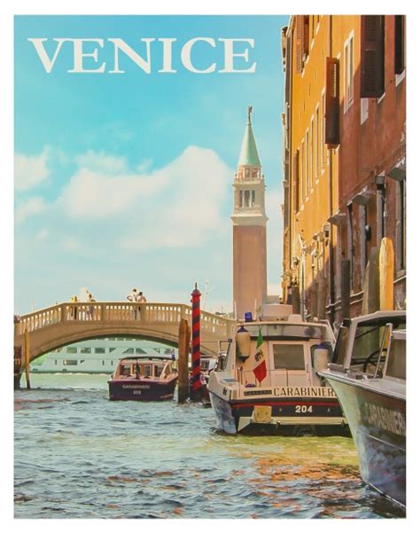 Venice, Italy Travel Poster Free Stock Photo - Public Domain Pictures