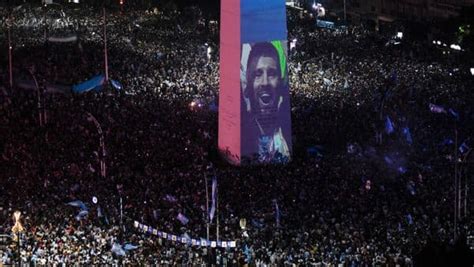 Watch: Celebrations in Argentina's Buenos Aires after…