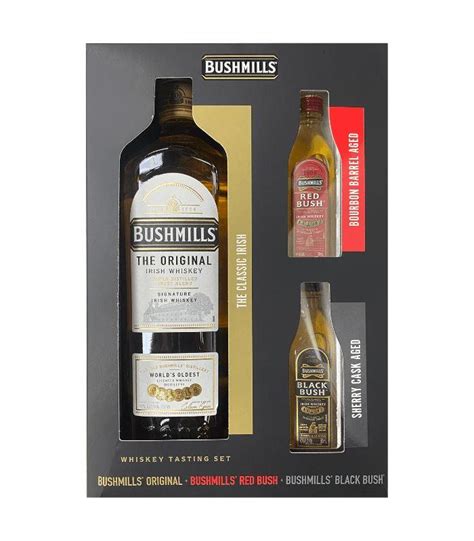 Buy Bushmills Original | Red Bush | Black Bush Gift Set Online – The ...