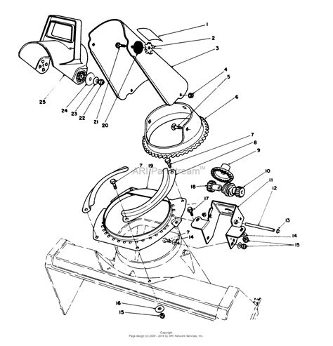 Toro 38180, CCR 2000 Snowthrower, 1994 (SN 4900001-4999999) Parts Diagram for DISCHARGE CHUTE ...