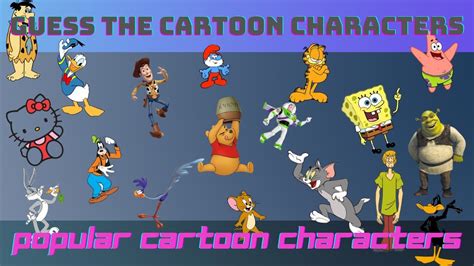 Cartoon Characters Quiz | Guess the CARTOON CHARACTERS | - YouTube