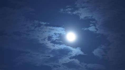 The moon night view with the bright moon in the dark sky at night 6255871 Stock Photo at Vecteezy