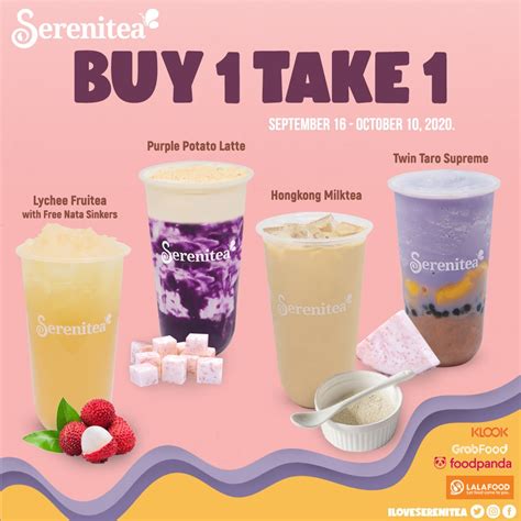 Serenitea BUY 1 TAKE 1 Promo | Manila On Sale