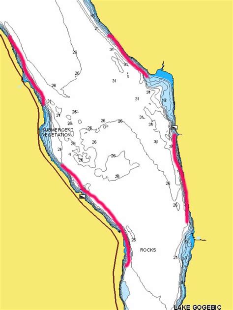 Lake Gogebic Depth Map - Draw A Topographic Map