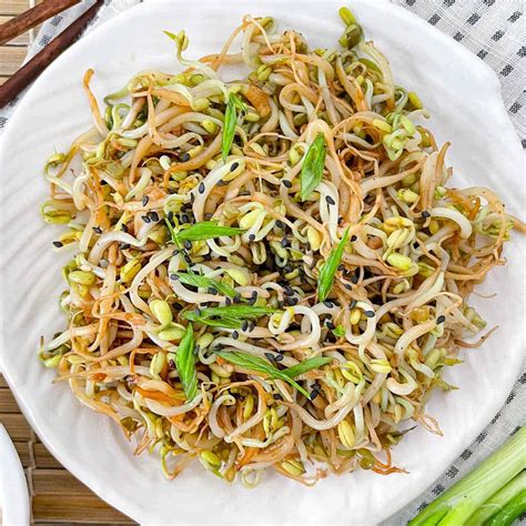 Bean Sprouts Stir Fry (Vegan) - Vegan Blueberry