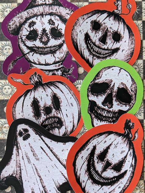 Spooky Season Sticker Pack - Etsy