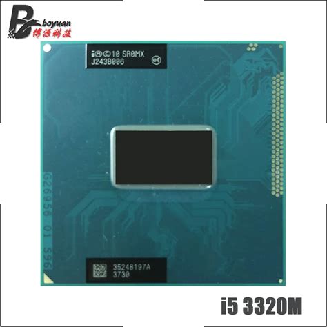 Intel Core i5 3320M i5 3320M SR0MX 2.6 GHz Dual Core Quad Thread CPU ...