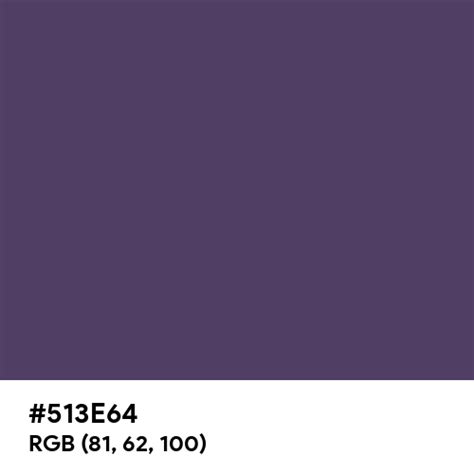 English Violet color hex code is #513E64