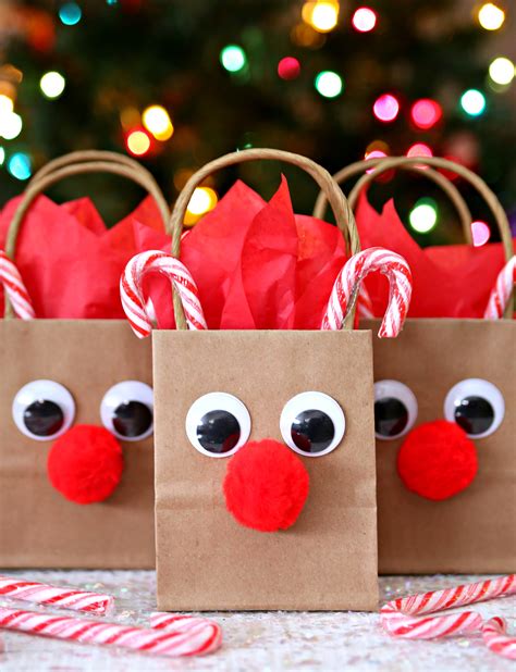 Reindeer Gift Bags - Happy-Go-Lucky