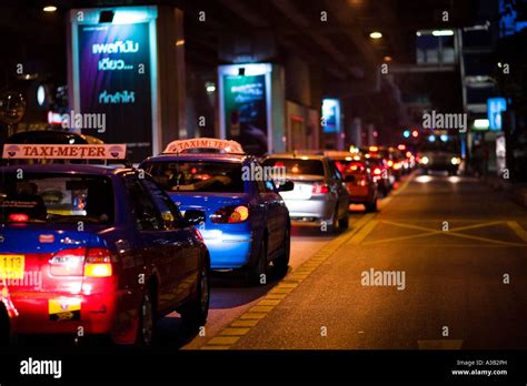 Street traffic at night Bangkok Thailand Asia Stock Photo - Alamy