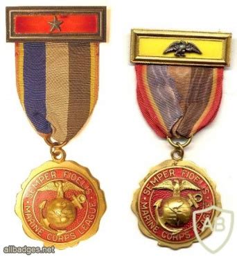 badge information page - Viewing Badge Marine Corps League Semper Fidelis medal