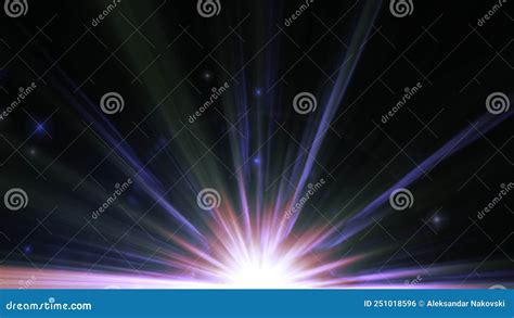 Abstract of Digital Lens Flare Background Stock Illustration ...