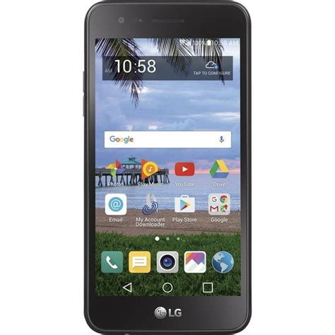 Walmart Family Mobile LG Rebel 2 8GB Prepaid Smartphone, Black ...