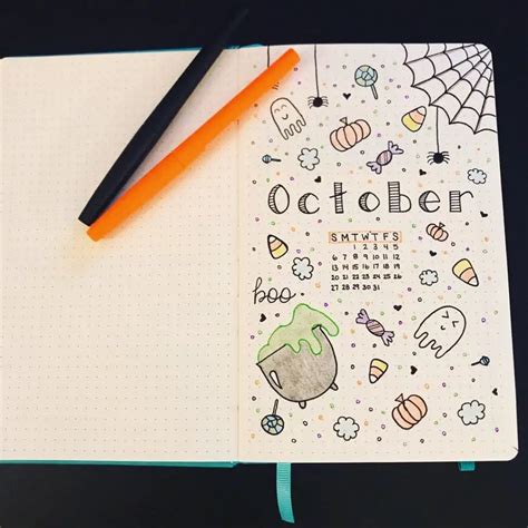 37 October Bullet Journal Ideas To Plan The New Month - The Creatives Hour