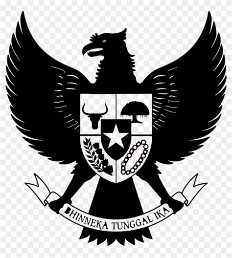 Garuda Pancasila Vector Png - Garuda Pancasila Hitam, Transparent Png ...