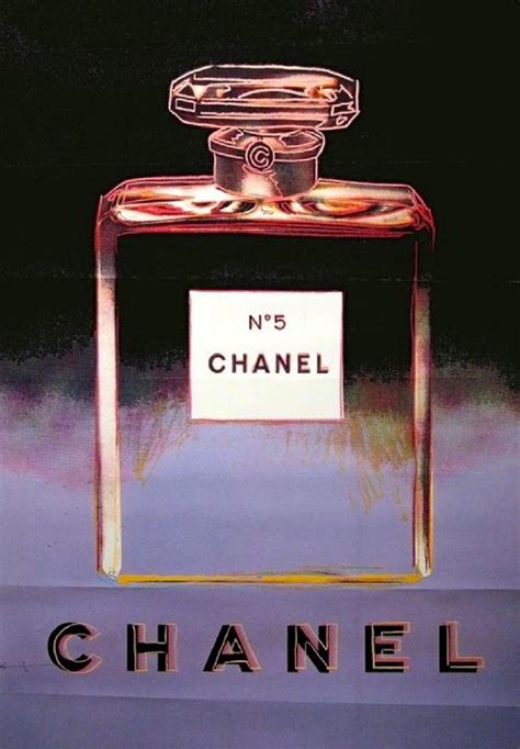 Chanel Andy Warhol Purple Poster For Sale at 1stDibs