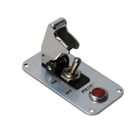 Chrome Safety Cover Toggle Switch With Red Indicator Light | Walmart Canada