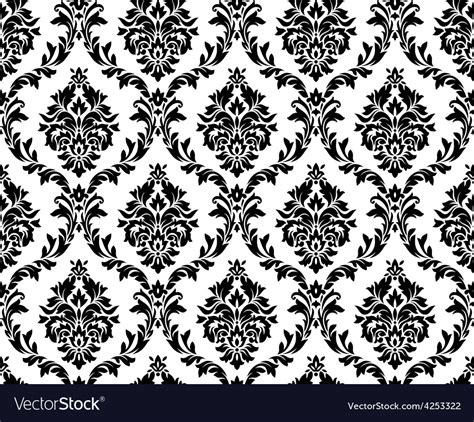 Seamless damask pattern Royalty Free Vector Image