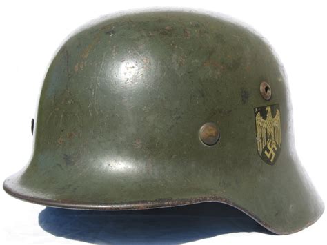 WW2 German Helmet M35 Heer ET64 - World War Two Helmets