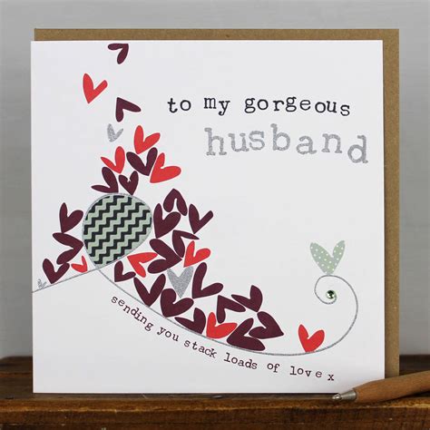 happy birthday husband card by molly mae | notonthehighstreet.com