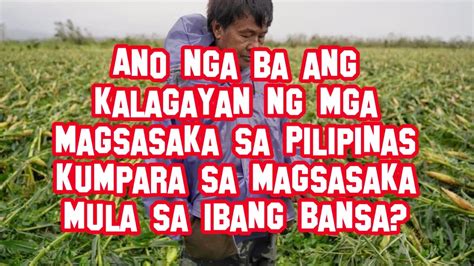 Kalagayan Ng Mga Magsasaka Sa Pilipinas