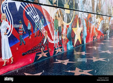 Hollywood Boulevard Walk of Fame Stock Photo - Alamy