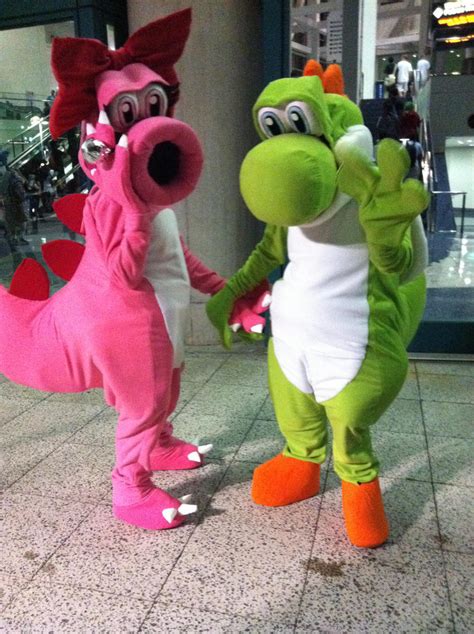 AX day 2 yoshi and birdo by DrGengar on DeviantArt