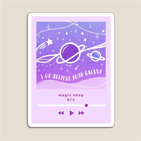 magic shop - bts mini music player by artandkorea | Redbubble in 2022 | Printable stickers ...