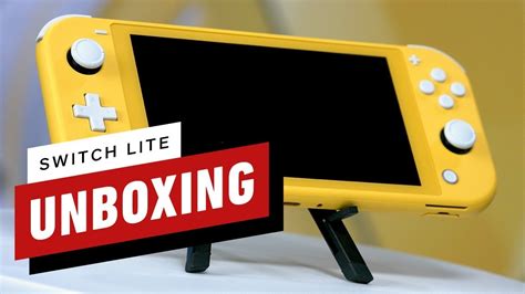 Nintendo Switch Lite Unboxing (Yellow) - YouTube