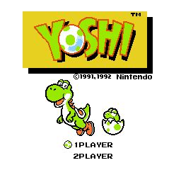 Yoshi Nintendo Entertainment System (NES) ROM Download - Rom Hustler