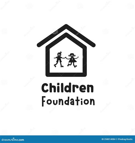 Children foundation logo stock illustration. Illustration of icon ...