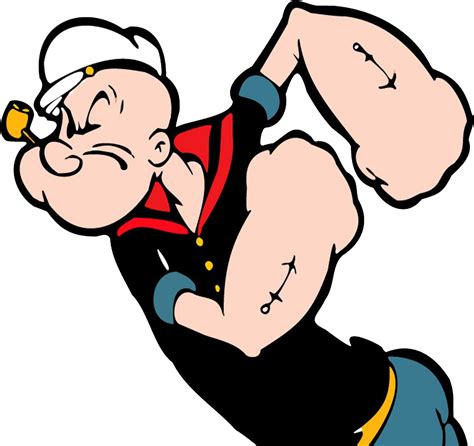 Download Popeye Flexing Muscles | Wallpapers.com