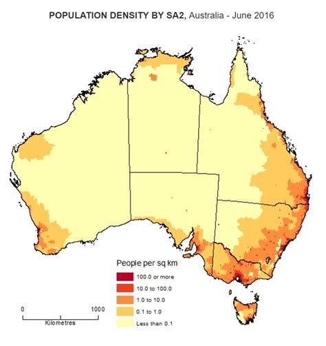 Australia Population Map From Edge 1 #australia #australiamap #population #populationmap in 2020 ...